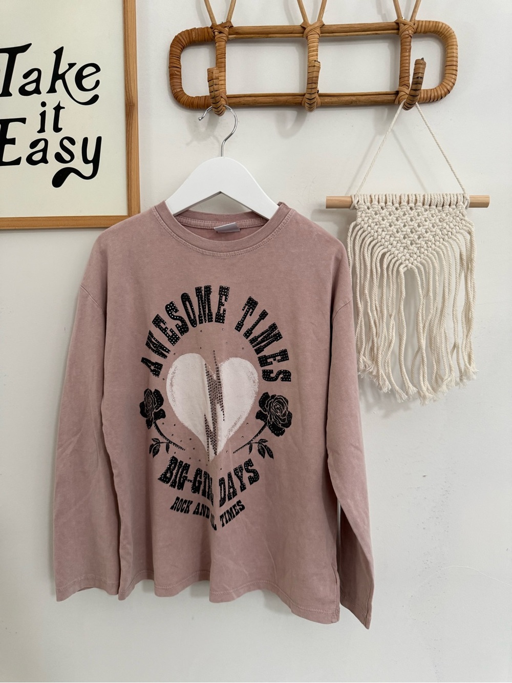 Zara size 8-9y - Awesome Times Gem Tee